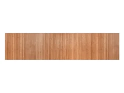 Alfombra rectangular bambú color natural 70x300 cm