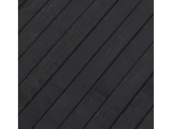 Alfombra rectangular bambú gris 80x500 cm