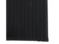 Alfombra rectangular bambú negro 60x500 cm
