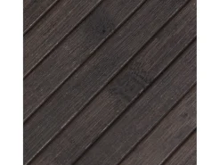 Alfombra rectangular bambú marrón oscuro 70x300 cm