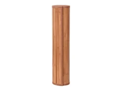 Alfombra rectangular bambú marrón 70x1000 cm