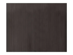 Alfombra rectangular bambú marrón oscuro 80x100 cm