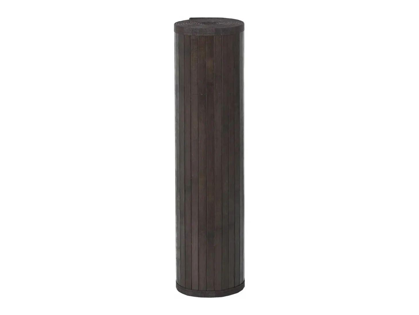 Alfombra rectangular bambú marrón oscuro 70x300 cm