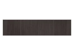 Alfombra rectangular bambú marrón oscuro 70x300 cm