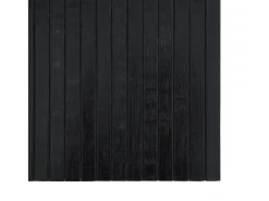 Alfombra rectangular bambú negro 100x100 cm