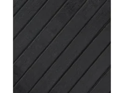 Alfombra rectangular bambú gris 100x300 cm