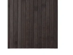 Alfombra rectangular bambú marrón oscuro 100x100 cm