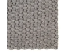 Alfombra rectangular Gris 160x230 cm Algodón