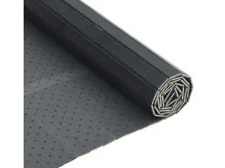 Alfombra rectangular gris 100x300 cm bambú