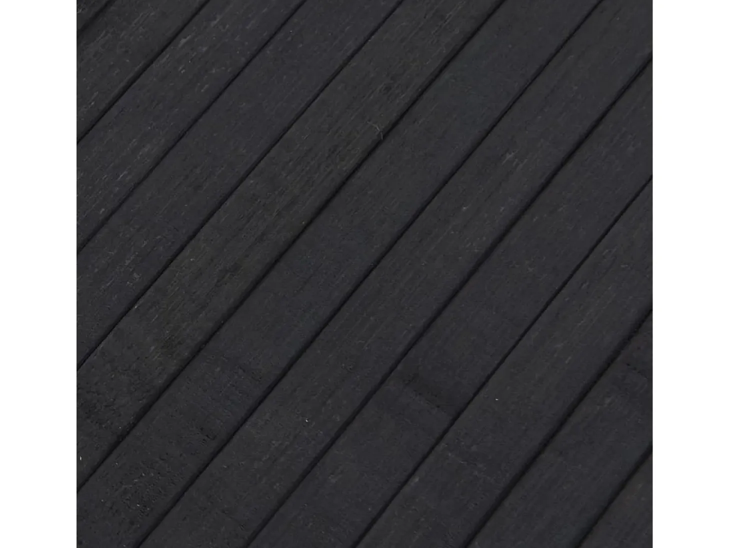 Alfombra rectangular gris 80x100 cm bambú