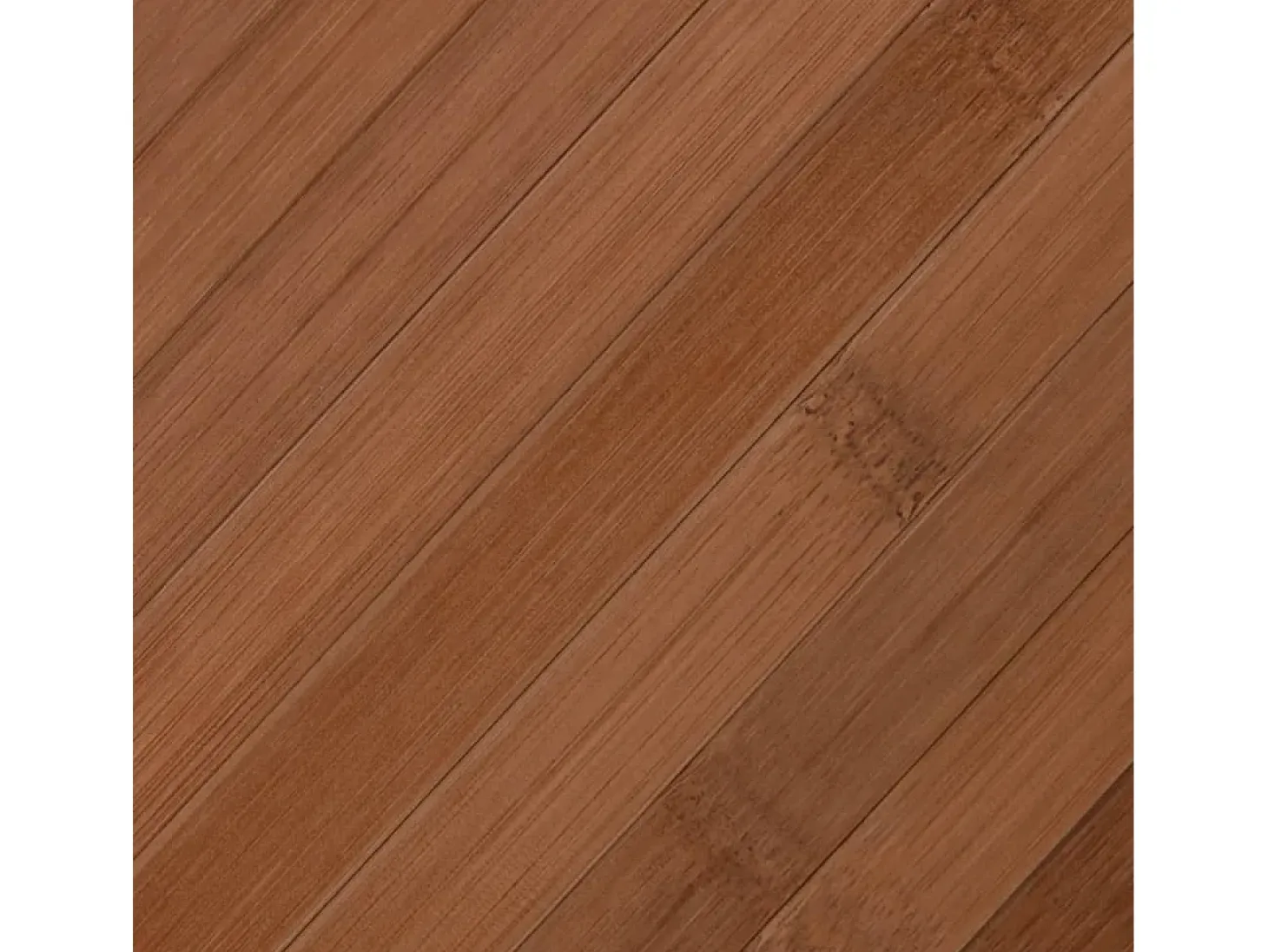 Alfombra rectangular marrón 100x100 cm bambú