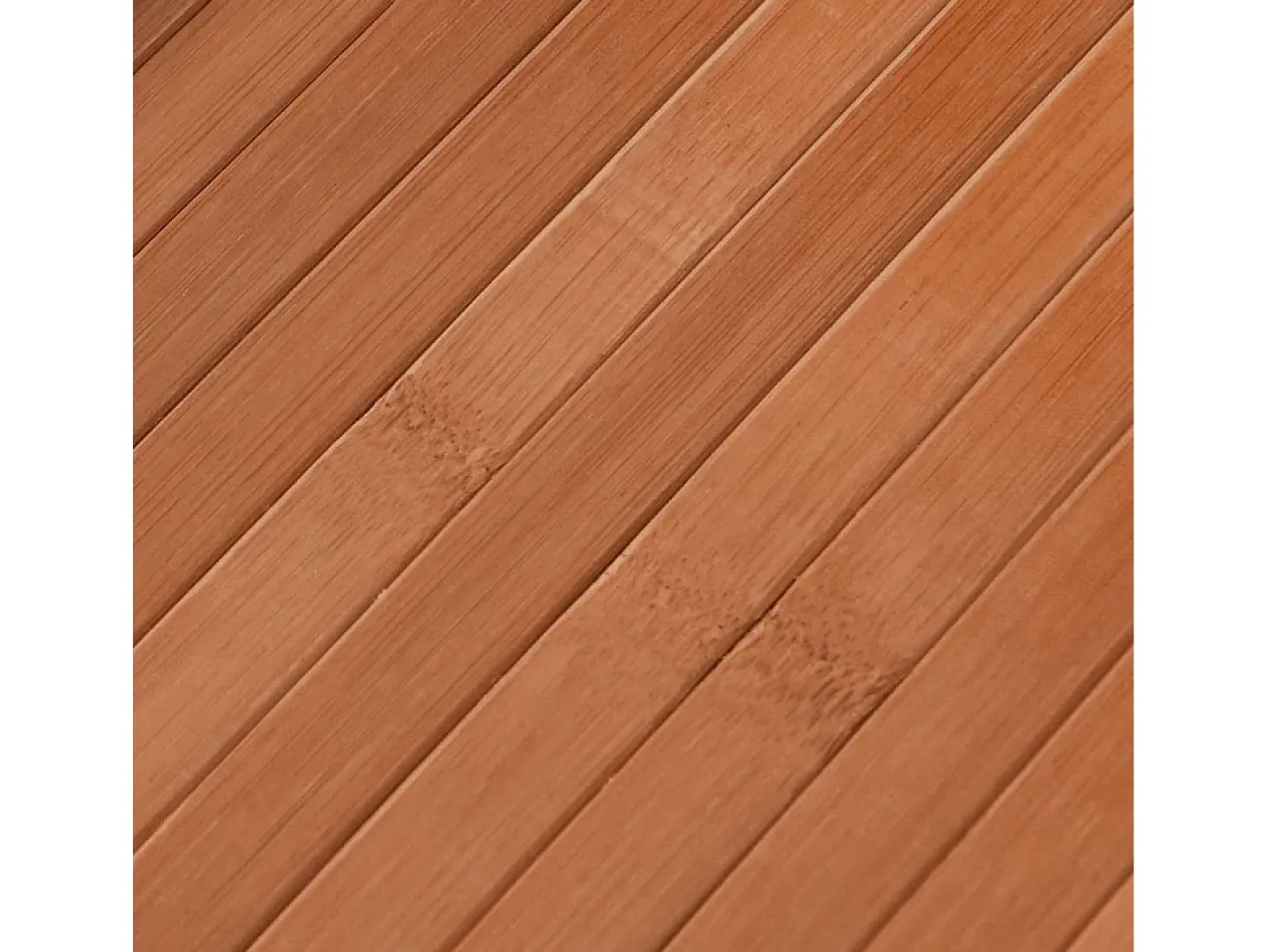 Alfombra rectangular marrón 100x200 cm bambú
