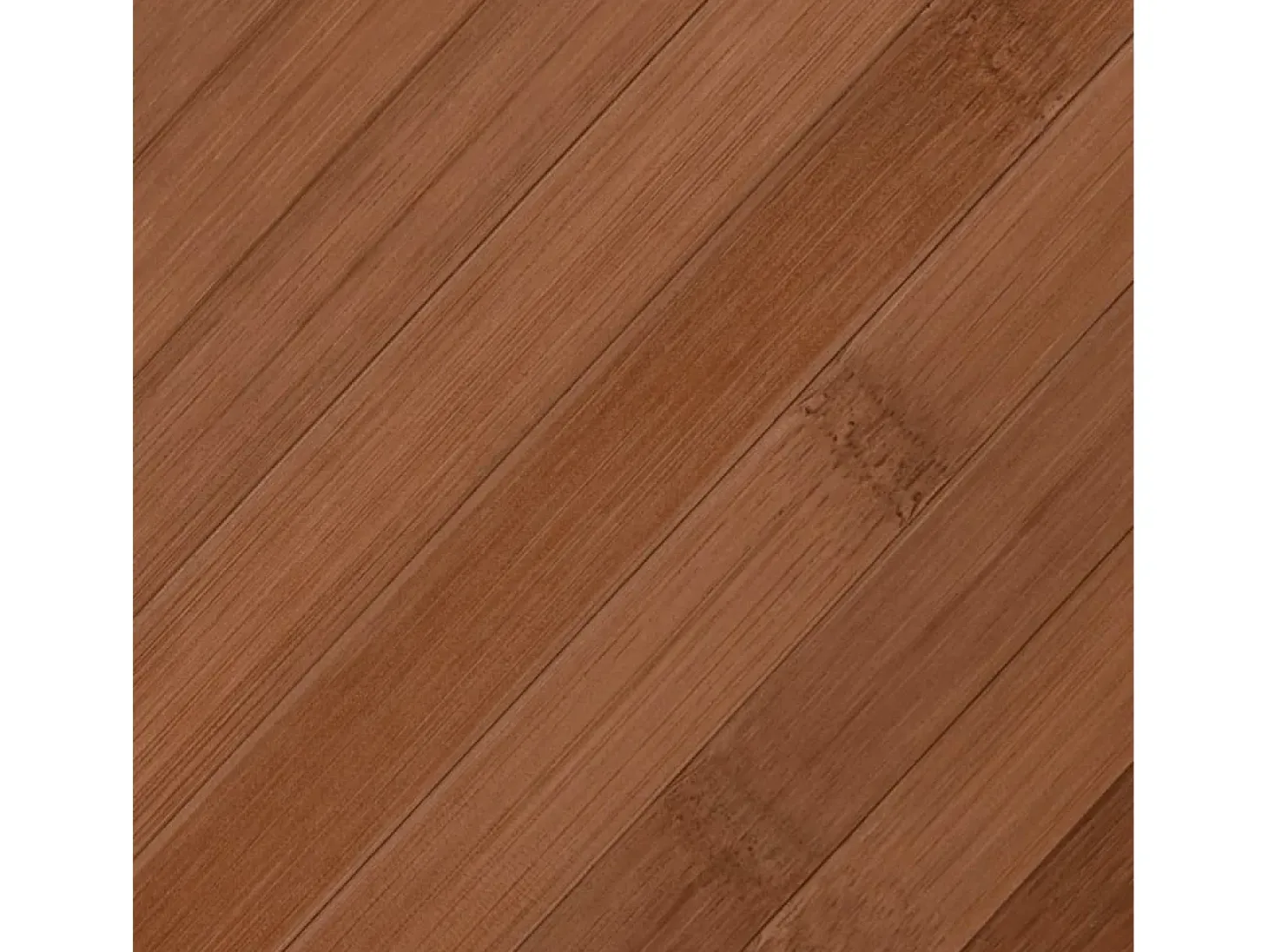 Alfombra rectangular marrón 100x300 cm bambú