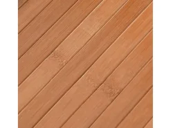 Alfombra rectangular natural de bambú 70x200 cm