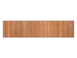 Alfombra rectangular natural de bambú 70x300 cm