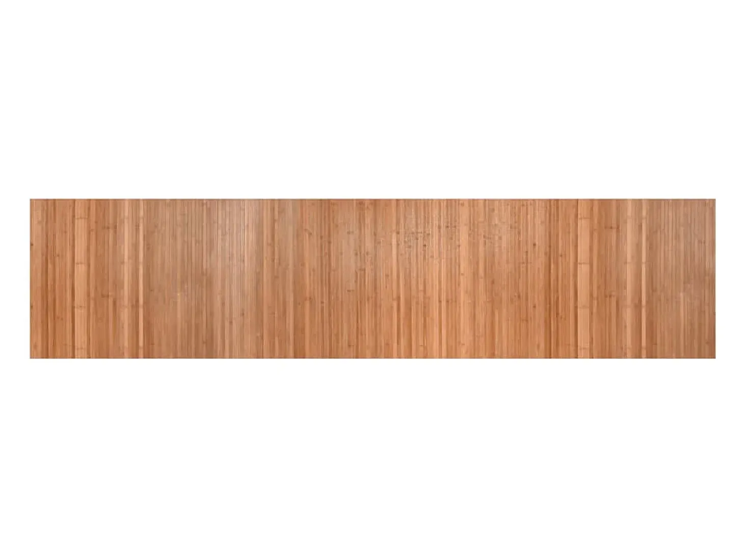 Alfombra rectangular natural de bambú 70x300 cm
