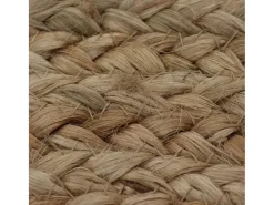 Alfombra redonda 120 cm yute trenzado