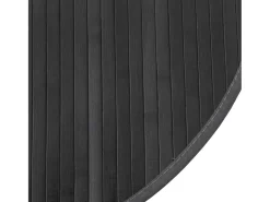 Alfombra redonda bambú gris 60 cm