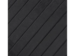 Alfombra redonda bambú gris 60 cm