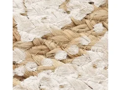 Alfombra redonda yute trenzado estampado 240 cm ES64287