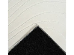Alfombra Rio ala estar antideslizante océano, Crema, 120 x 160 cm