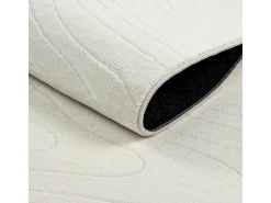 Alfombra Rio ala estar antideslizante océano, Crema, 160 x 220 cm