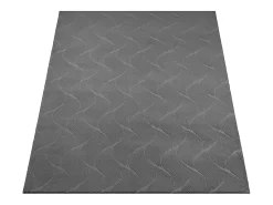 Alfombra Rio ala estar antideslizante 3D, Antracita, 120 x 160 cm