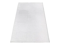 Alfombra Rio ala estar antideslizante arco, Blanquecino, 200 x 280 cm