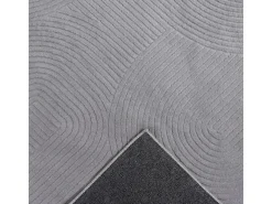 Alfombra Rio ala estar antideslizante arco, Gris, 140 x 200 cm