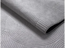 Alfombra Rio ala estar antideslizante arco, Gris, 140 x 200 cm