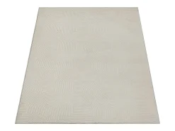 Alfombra Rio ala estar antideslizante arco, Crema, 300 x 400 cm
