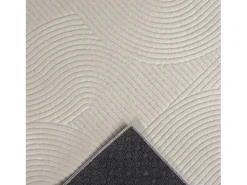 Alfombra Rio ala estar antideslizante arco, Crema, 300 x 400 cm