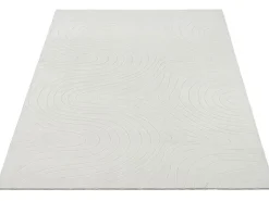 Alfombra Rio ala estar antideslizante océano, Crema, 200 x 280 cm