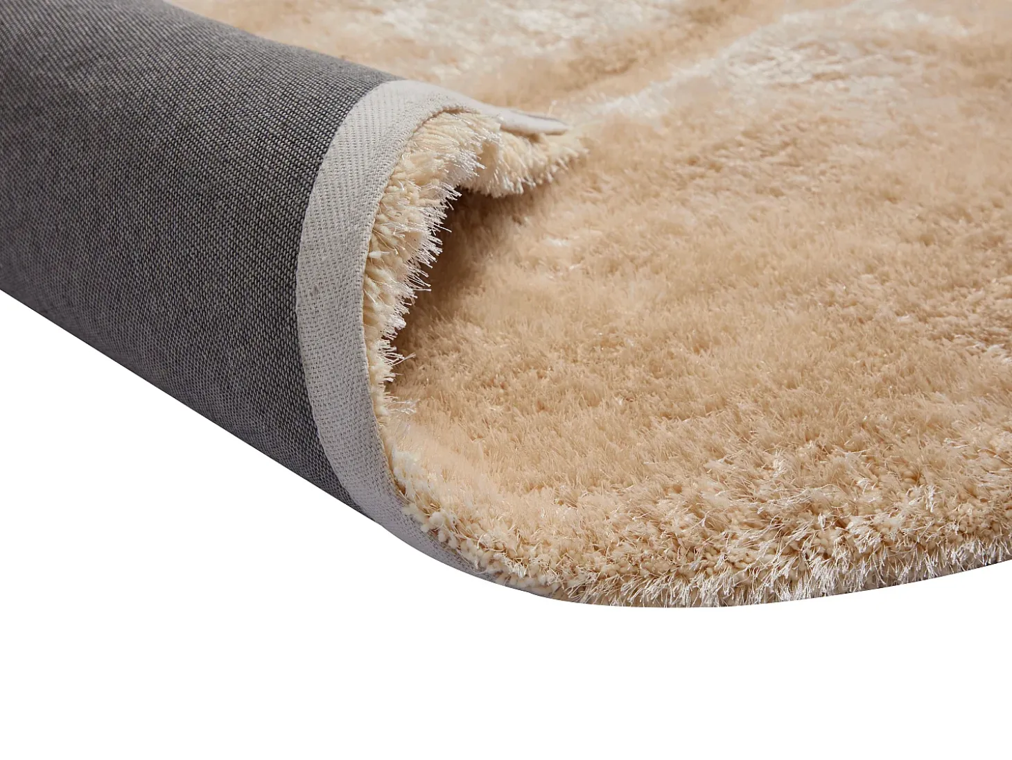 Alfombra shaggy de pelo largo - turquesa y gris - 160 x 230 cm - PIETRA