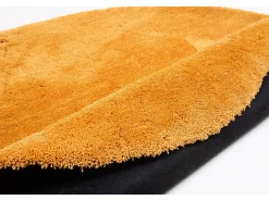 Alfombra Shaggy tejida a mano 190x190 cm Oro Cozy