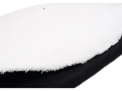 Alfombra Shaggy tejida a mano 135x200 cm Blanco Cozy