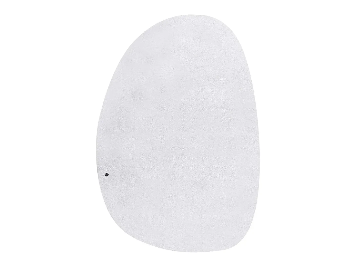 Alfombra Shaggy tejida a mano 135x200 cm Blanco Cozy