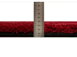 Alfombra Shaggy tejida a mano 190x290 cm Rojo Cozy
