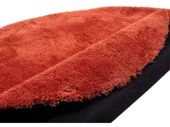 Alfombra Shaggy tejida a mano 135x200 cm Óxido Cozy