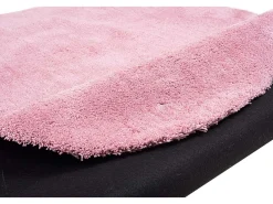 Alfombra Shaggy tejida a mano 80x120 cm Rosa Cozy