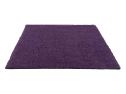 Alfombra Shaggy tejida a mano 65x135 cm Morado Cozy
