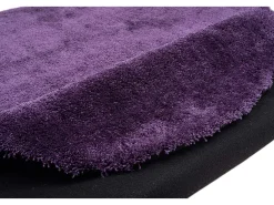 Alfombra Shaggy tejida a mano 80x120 cm Morado Cozy