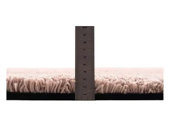 Alfombra Shaggy tejida a mano 135x200 cm Beige Cozy