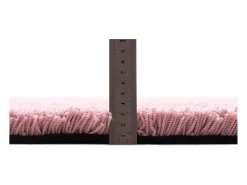 Alfombra Shaggy tejida a mano 50x80 cm Rosa Cozy