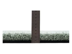 Alfombra Shaggy tejida a mano 65x135 cm Menta Cozy