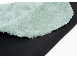 Alfombra Shaggy tejida a mano 135x200 cm Menta Cozy