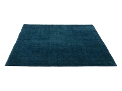 Alfombra Shaggy tejida a mano 65x135 cm Petróleo Cozy