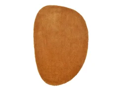 Alfombra Shaggy tejida a mano 135x200 cm Oro Cozy