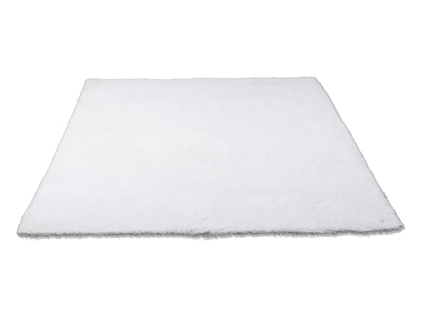 Alfombra Shaggy tejida a mano 160x230 cm Blanco Cozy