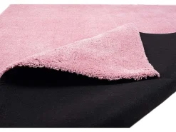 Alfombra Shaggy tejida a mano 190x290 cm Rosa Cozy